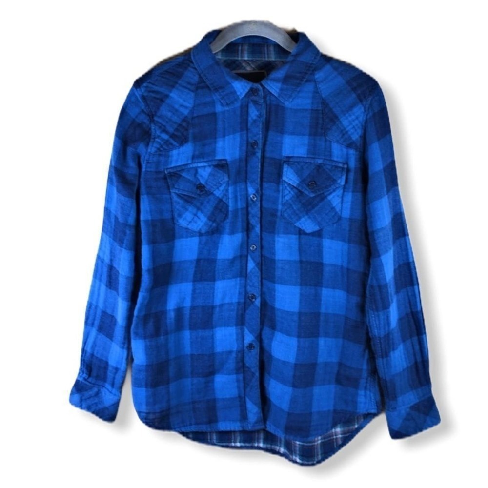 RAILS Double Layer Cotton Shirt